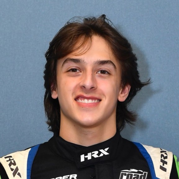 Prescott Campbell in a Road to Indy racing suit, 33 Dreams of Indy episode 2020