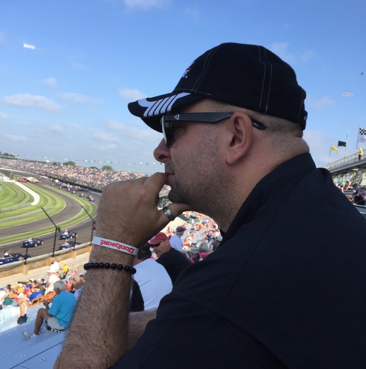 Robert Earl at the Indianapolis 500 in 2016